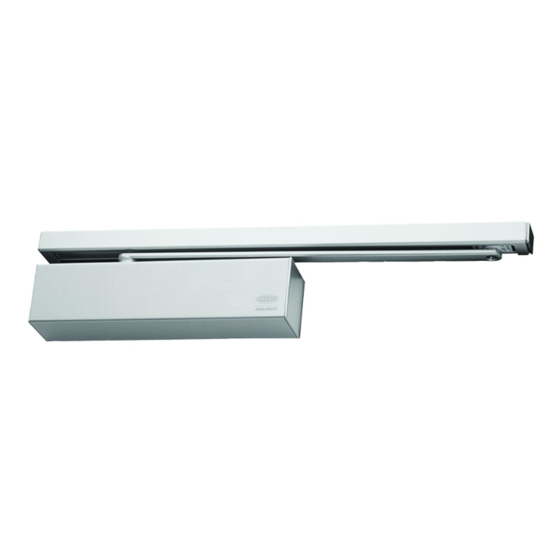 2616EMC Series Electromechanical Hold-Open Slide Arm Door Closer for Single Doors - Silver