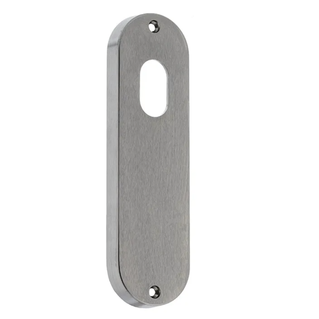 Lockwood 2900-70 Internal Plate with Cylinder Hole - Satin Chrome