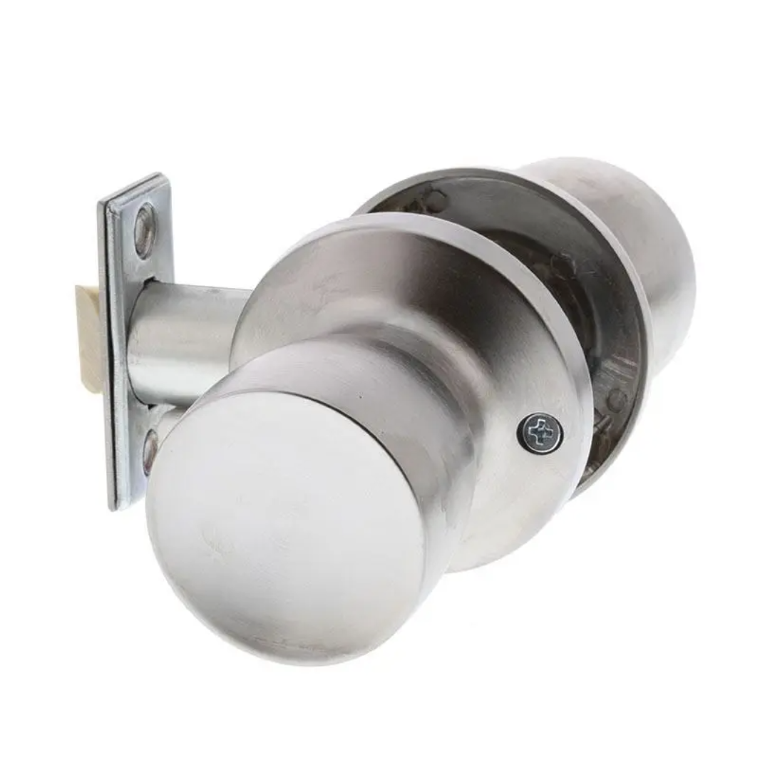 Lockwood 538 Knob Storeroom Lockset - Satin Chrome
