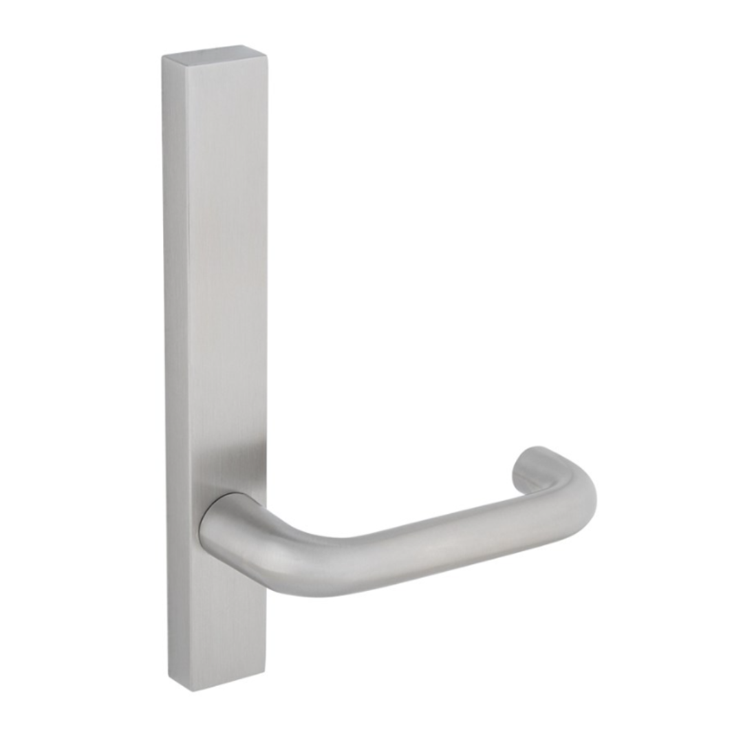 Dormakaba Furniture Narrow Square End Plate Concealed Fix with Noosa Lever