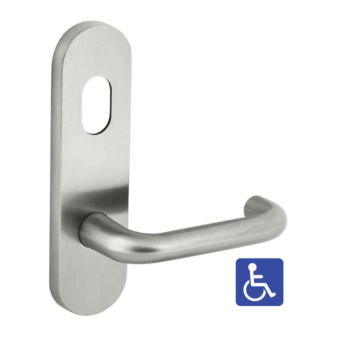 Dormakaba 6700/30 Noosa Plate with Cylinder Hole (Concealed Fix)