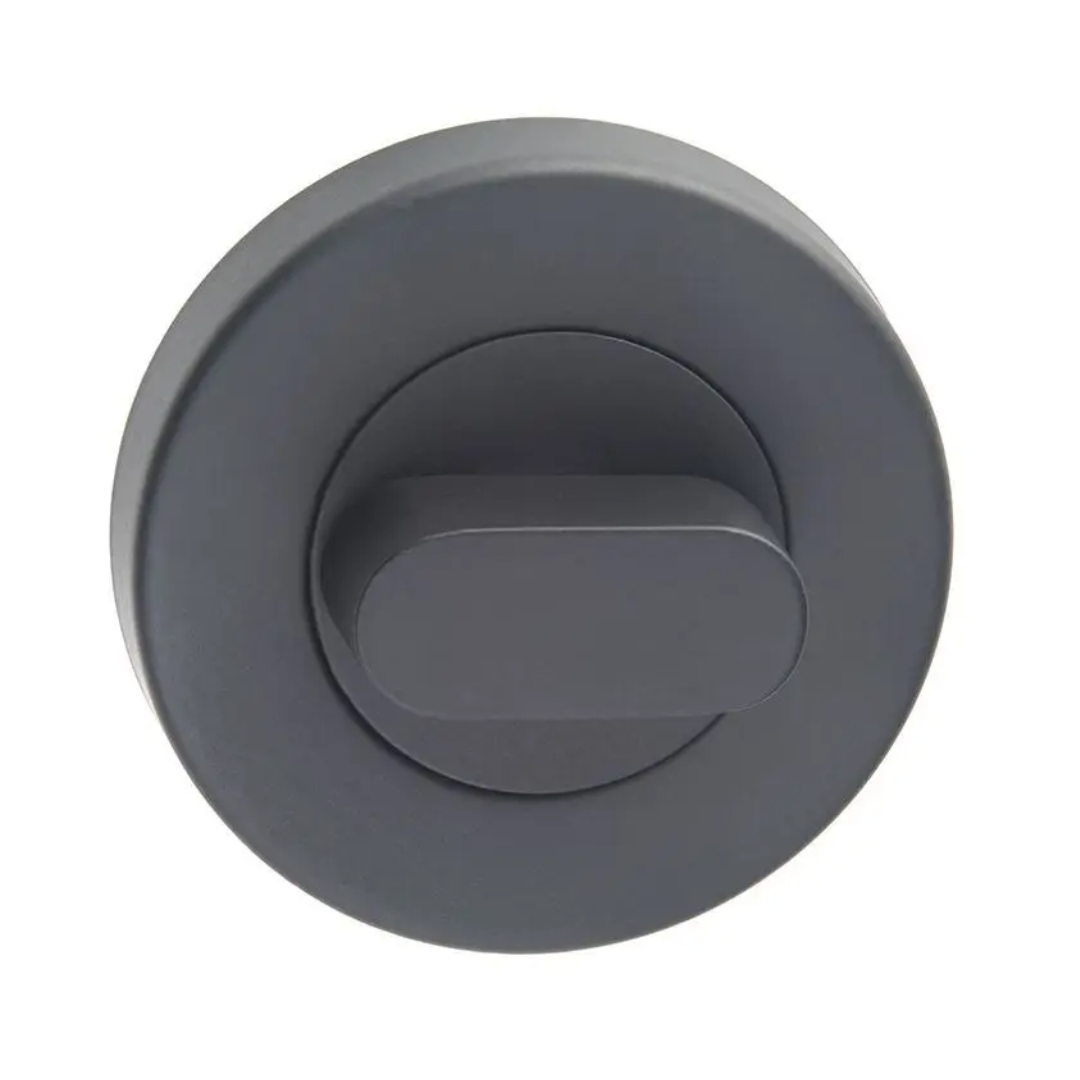 Dormakaba Vision 8307 BLK Round Rose Thumb Turn Snib