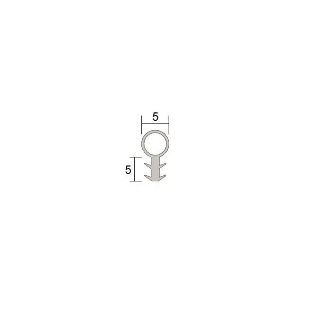 Kilargo IS1005si Silicone Rubber Perimeter Seal - 50M - Black