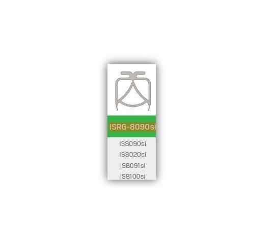 Kilargo ISRG-8090si, silicone compression gasket to suit IS8020, IS8090, IS8091 & IS8100 profiles- GREY (sold per metre)