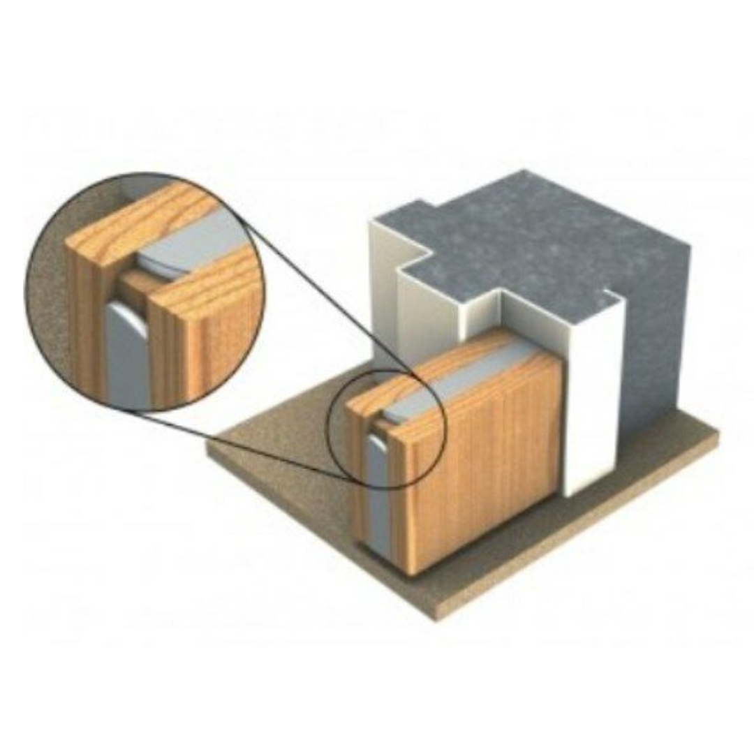 Kilargo KP1504XX Rigid PVC Encased Intumescent Fire Seal