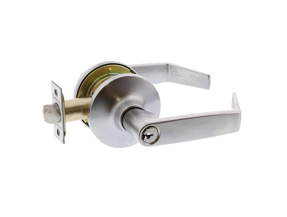 Carbine PR6000 Rosehill Tiebolt Entrance set, 60-70mm backset, C4 Keyed to Differ, Brushed Satin Chrome