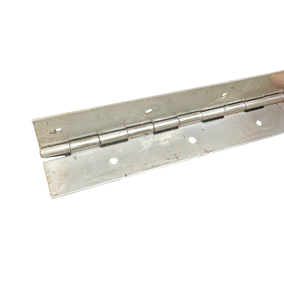 Legge Stainless Steel Piano Hinge, 1800mm x 50mm x 1.2mm drilled
