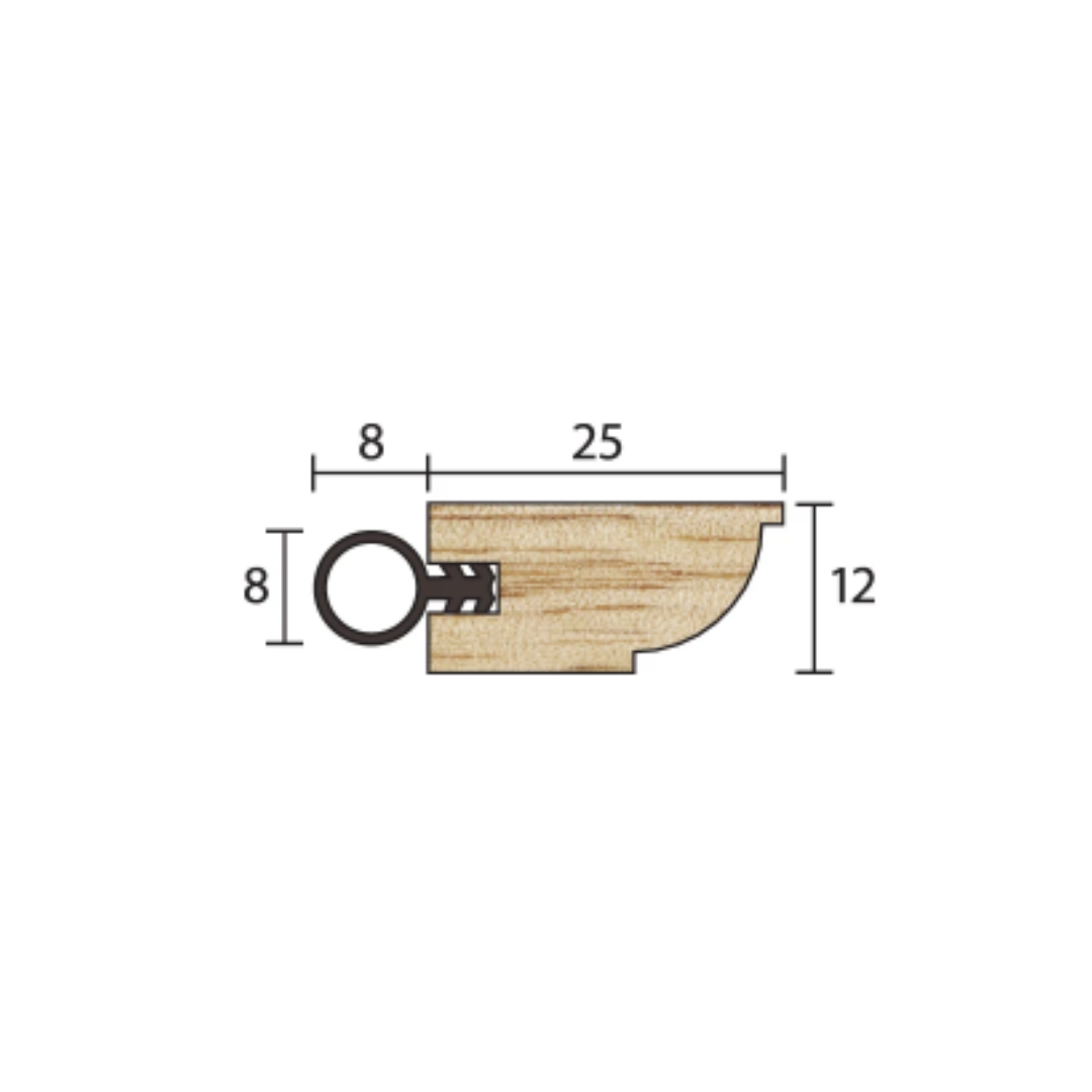 Raven RP113 Timber Door Frame Perimeter Seal Door Stop