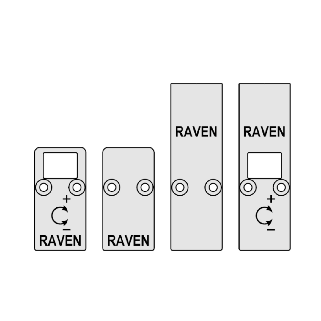 Raven RP126si Screw Bag & Escutcheon Plate