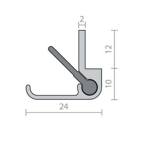 Raven RP16Si Meeting Stile – Doorpac Australia