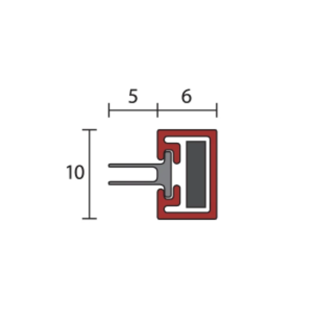 Raven RP76SI Intumescent Perimeter Seal - Red