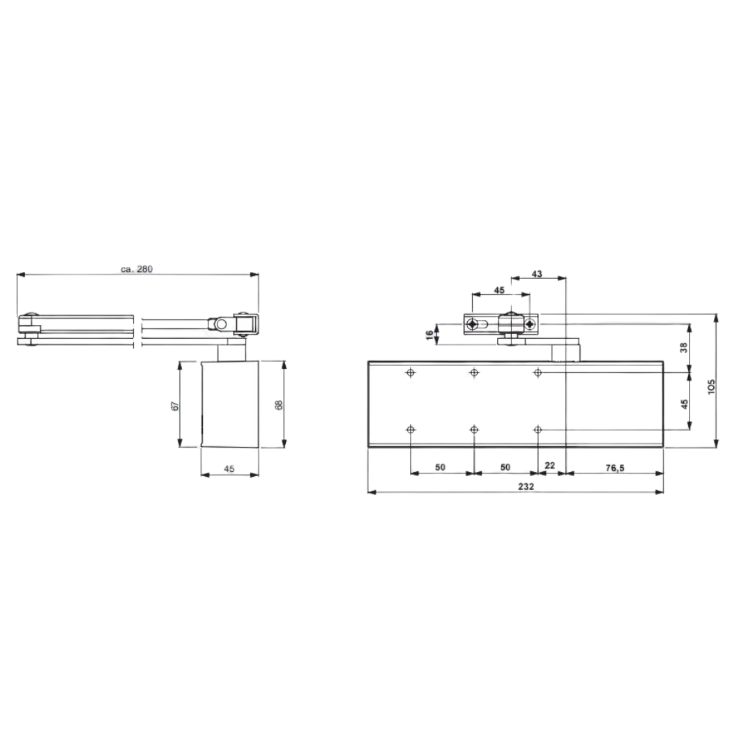 Dormakaba TS72 Door Closer
